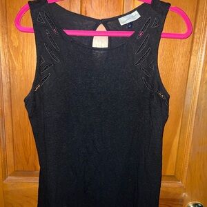 Universal Thread Black Cutout Tank Top